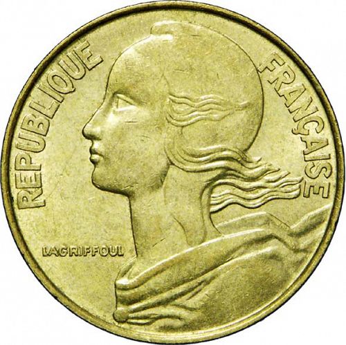 20 Centimes Obverse Image minted in FRANCE in 1994 (1959-2001 - Fifth Republic)  - The Coin Database