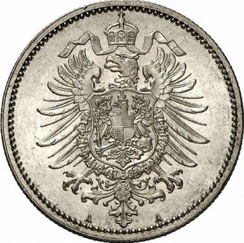 1 Mark Reverse Image minted in GERMANY in 1873A (1871-18 - Empire)  - The Coin Database