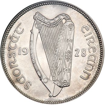 2s6d - Half Crown Obverse Image minted in IRELAND in 1928 (1921-37 - Irish Free State)  - The Coin Database