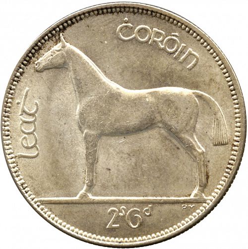 2s6d - Half Crown Reverse Image minted in IRELAND in 1933 (1921-37 - Irish Free State)  - The Coin Database