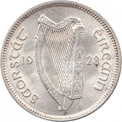 1s - Shilling Obverse Image minted in IRELAND in 1928 (1921-37 - Irish Free State)  - The Coin Database