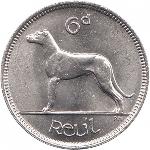 6d - 6 Pence Reverse Image minted in IRELAND in 1935 (1921-37 - Irish Free State)  - The Coin Database