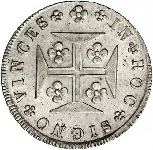 480 Réis ( Cruzado Novo ) Reverse Image minted in PORTUGAL in 1835 (1834-39 - Maria II)  - The Coin Database
