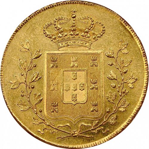 7500 Réis ( Peça ) Reverse Image minted in PORTUGAL in 1833 (1834-39 - Maria II)  - The Coin Database