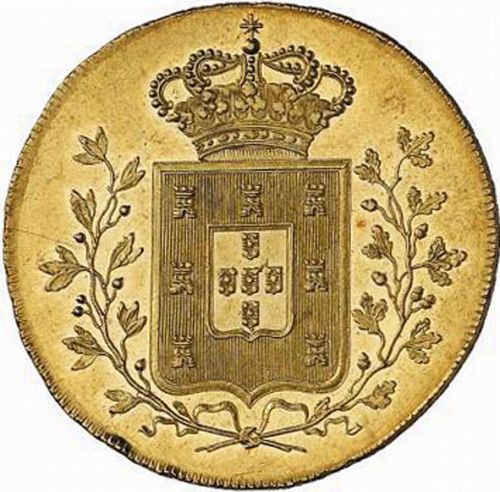 7500 Réis ( Peça ) Reverse Image minted in PORTUGAL in 1835 (1834-39 - Maria II)  - The Coin Database