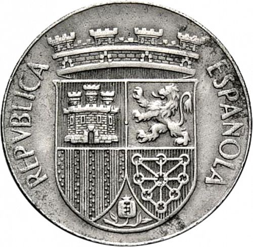 10 Céntimos Reverse Image minted in SPAIN in 1938 (1931-39  -  2nd REPUBLIC)  - The Coin Database
