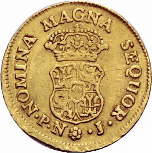 1 Escudo Reverse Image minted in SPAIN in 1767J (1759-88  -  CARLOS III)  - The Coin Database