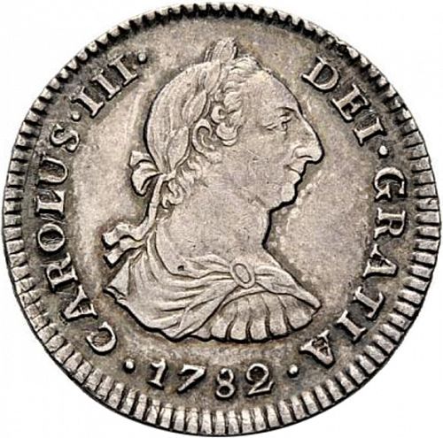 1 Real Obverse Image minted in SPAIN in 1782FF (1759-88  -  CARLOS III)  - The Coin Database