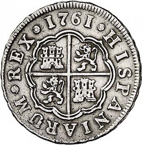 1 Real Reverse Image minted in SPAIN in 1761JP (1759-88  -  CARLOS III)  - The Coin Database