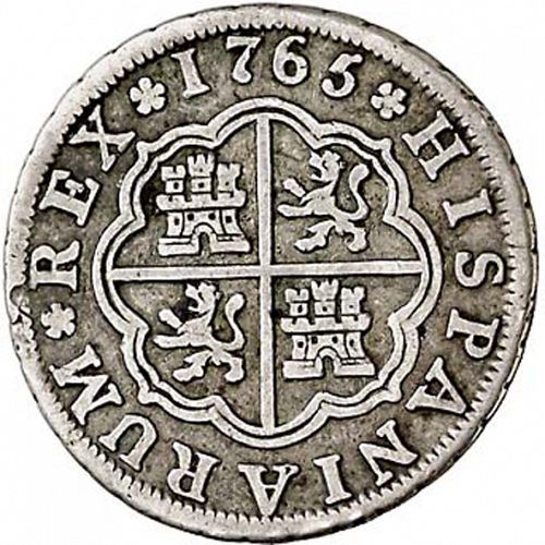 1 Real Reverse Image minted in SPAIN in 1765PJ (1759-88  -  CARLOS III)  - The Coin Database