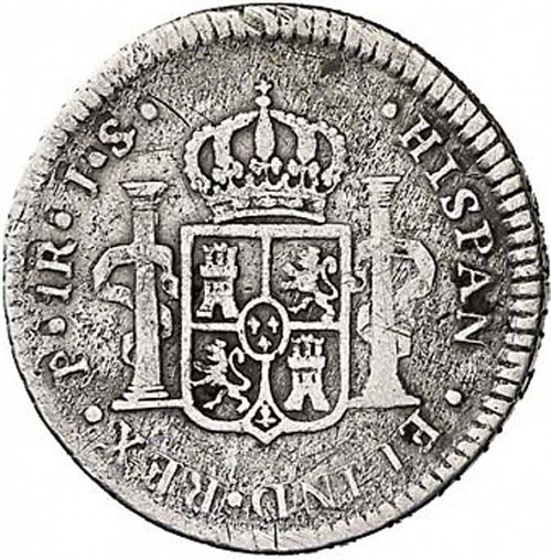 1 Real Reverse Image minted in SPAIN in 1772JS (1759-88  -  CARLOS III)  - The Coin Database