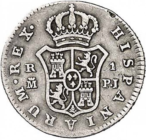 1 Real Reverse Image minted in SPAIN in 1776PJ (1759-88  -  CARLOS III)  - The Coin Database