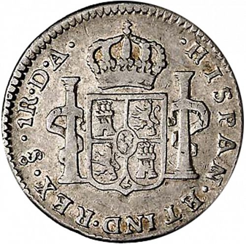 1 Real Reverse Image minted in SPAIN in 1778DA (1759-88  -  CARLOS III)  - The Coin Database