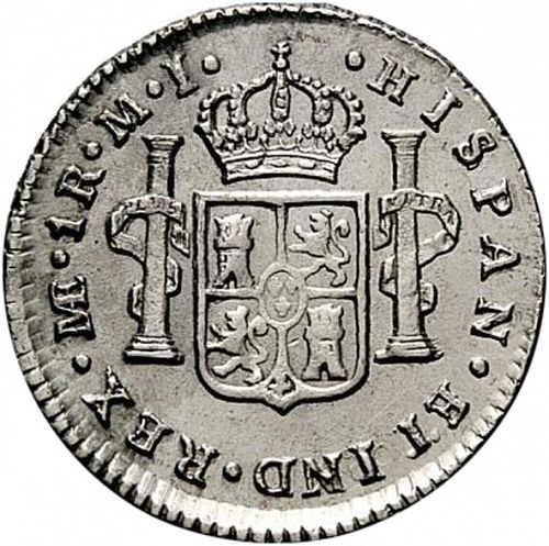 1 Real Reverse Image minted in SPAIN in 1780MI (1759-88  -  CARLOS III)  - The Coin Database