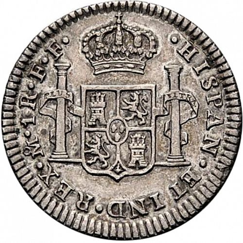 1 Real Reverse Image minted in SPAIN in 1782FF (1759-88  -  CARLOS III)  - The Coin Database