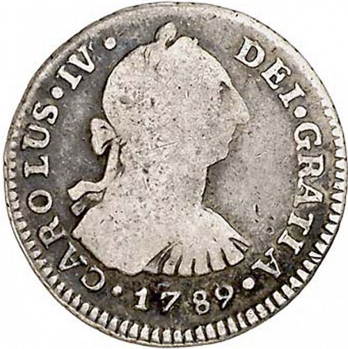 1 Real Obverse Image minted in SPAIN in 1789M (1788-08  -  CARLOS IV)  - The Coin Database