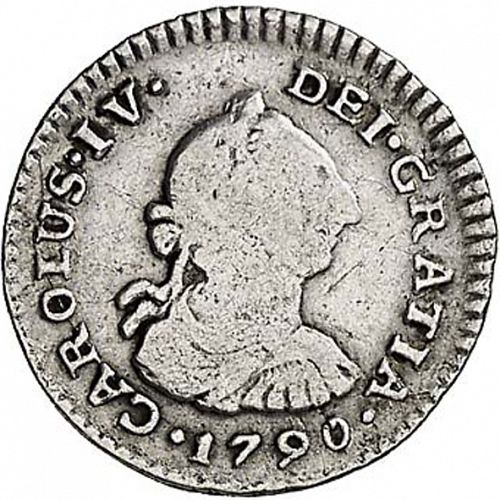 1 Real Obverse Image minted in SPAIN in 1790IJ (1788-08  -  CARLOS IV)  - The Coin Database