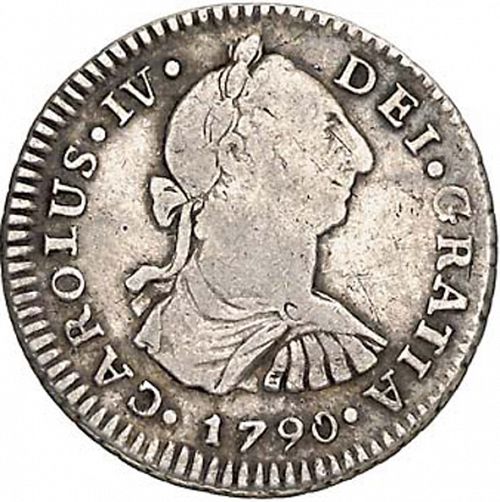 1 Real Obverse Image minted in SPAIN in 1790M (1788-08  -  CARLOS IV)  - The Coin Database