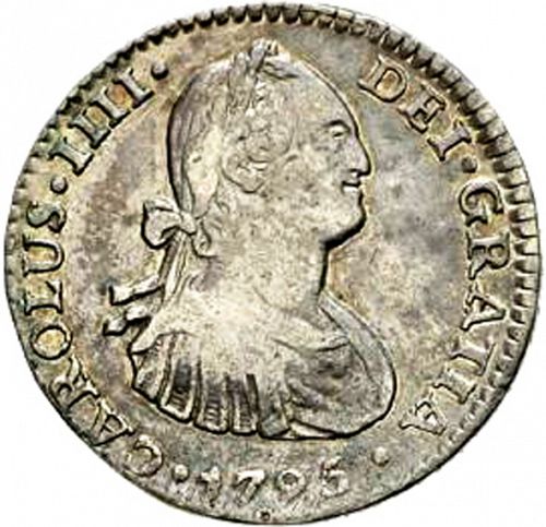 1 Real Obverse Image minted in SPAIN in 1795FM (1788-08  -  CARLOS IV)  - The Coin Database
