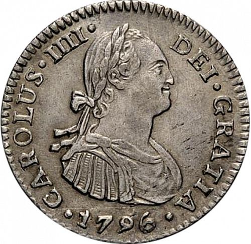 1 Real Obverse Image minted in SPAIN in 1796FM (1788-08  -  CARLOS IV)  - The Coin Database