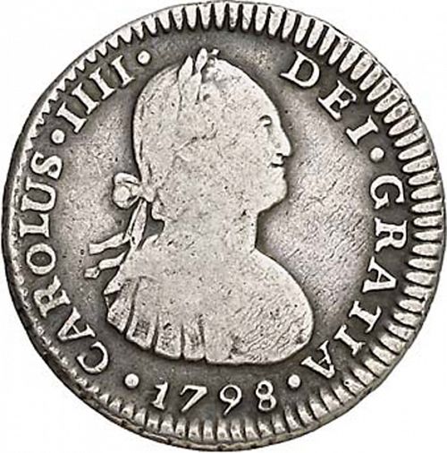 1 Real Obverse Image minted in SPAIN in 1798DA (1788-08  -  CARLOS IV)  - The Coin Database