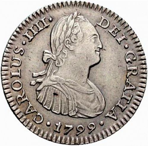 1 Real Obverse Image minted in SPAIN in 1799FM (1788-08  -  CARLOS IV)  - The Coin Database