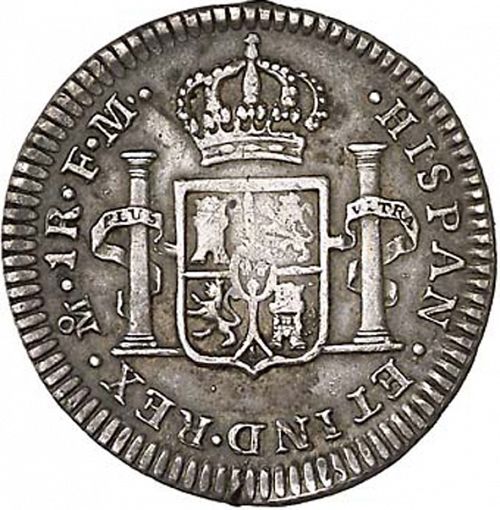 1 Real Reverse Image minted in SPAIN in 1790FM (1788-08  -  CARLOS IV)  - The Coin Database