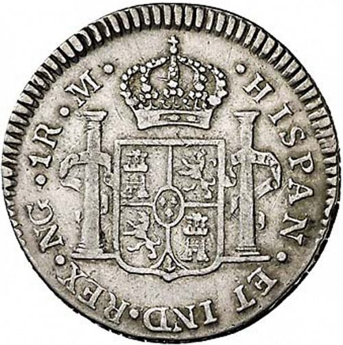 1 Real Reverse Image minted in SPAIN in 1793M (1788-08  -  CARLOS IV)  - The Coin Database