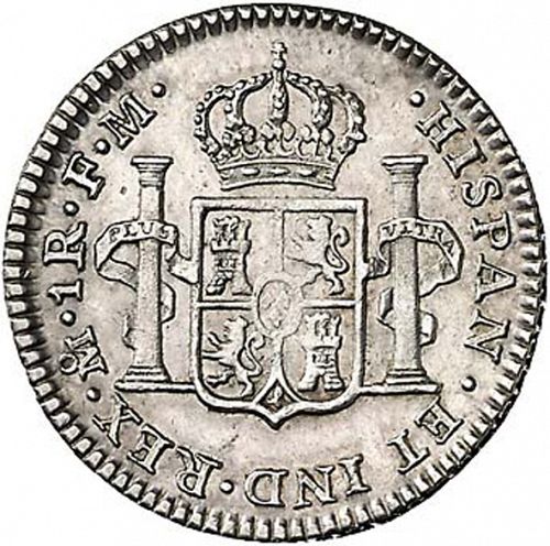1 Real Reverse Image minted in SPAIN in 1798FM (1788-08  -  CARLOS IV)  - The Coin Database