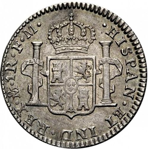 1 Real Reverse Image minted in SPAIN in 1801FM (1788-08  -  CARLOS IV)  - The Coin Database
