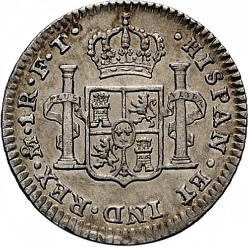 1 Real Reverse Image minted in SPAIN in 1801FT (1788-08  -  CARLOS IV)  - The Coin Database