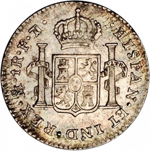 1 Real Reverse Image minted in SPAIN in 1802FT (1788-08  -  CARLOS IV)  - The Coin Database