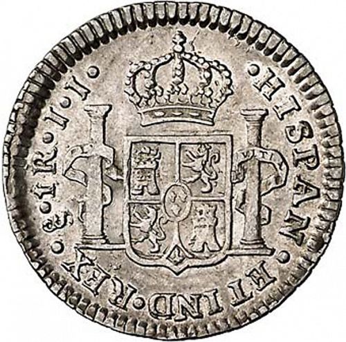 1 Real Reverse Image minted in SPAIN in 1802JJ (1788-08  -  CARLOS IV)  - The Coin Database