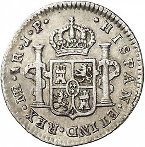 1 Real Reverse Image minted in SPAIN in 1805JP (1788-08  -  CARLOS IV)  - The Coin Database