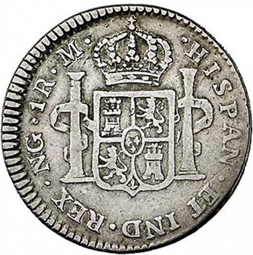 1 Real Reverse Image minted in SPAIN in 1805M (1788-08  -  CARLOS IV)  - The Coin Database