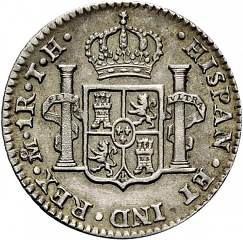 1 Real Reverse Image minted in SPAIN in 1806TH (1788-08  -  CARLOS IV)  - The Coin Database