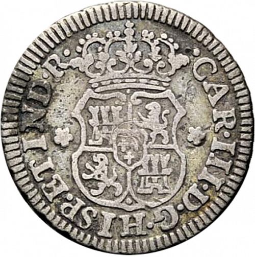 half Real Obverse Image minted in SPAIN in 1769M (1759-88  -  CARLOS III)  - The Coin Database