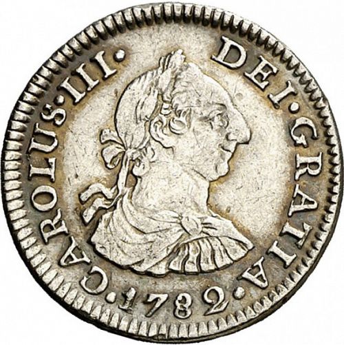 half Real Obverse Image minted in SPAIN in 1782FF (1759-88  -  CARLOS III)  - The Coin Database