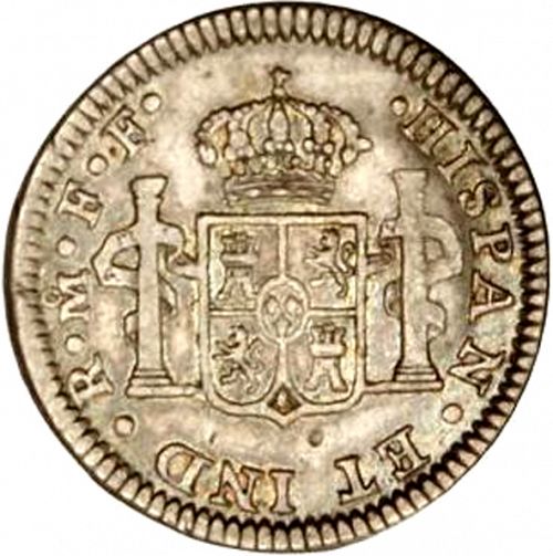 half Real Reverse Image minted in SPAIN in 1772FF (1759-88  -  CARLOS III)  - The Coin Database