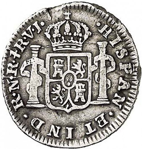 half Real Reverse Image minted in SPAIN in 1772VJ (1759-88  -  CARLOS III)  - The Coin Database