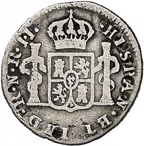 half Real Reverse Image minted in SPAIN in 1776JJ (1759-88  -  CARLOS III)  - The Coin Database