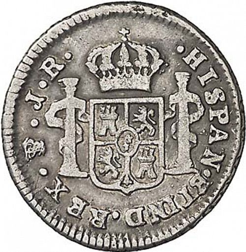 half Real Reverse Image minted in SPAIN in 1776JR (1759-88  -  CARLOS III)  - The Coin Database