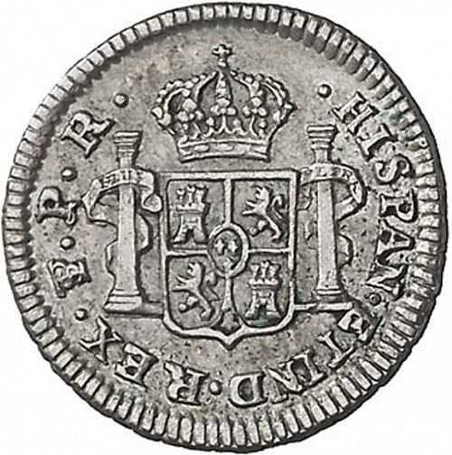 half Real Reverse Image minted in SPAIN in 1776PR (1759-88  -  CARLOS III)  - The Coin Database