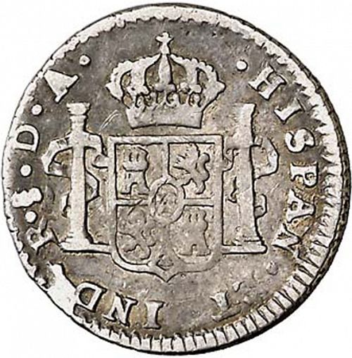 half Real Reverse Image minted in SPAIN in 1778DA (1759-88  -  CARLOS III)  - The Coin Database