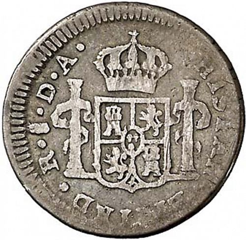 half Real Reverse Image minted in SPAIN in 1781DA (1759-88  -  CARLOS III)  - The Coin Database