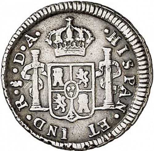 half Real Reverse Image minted in SPAIN in 1788DA (1759-88  -  CARLOS III)  - The Coin Database