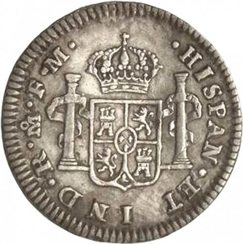 half Real Reverse Image minted in SPAIN in 1788FM (1759-88  -  CARLOS III)  - The Coin Database