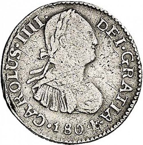 half Real Obverse Image minted in SPAIN in 1804M (1788-08  -  CARLOS IV)  - The Coin Database