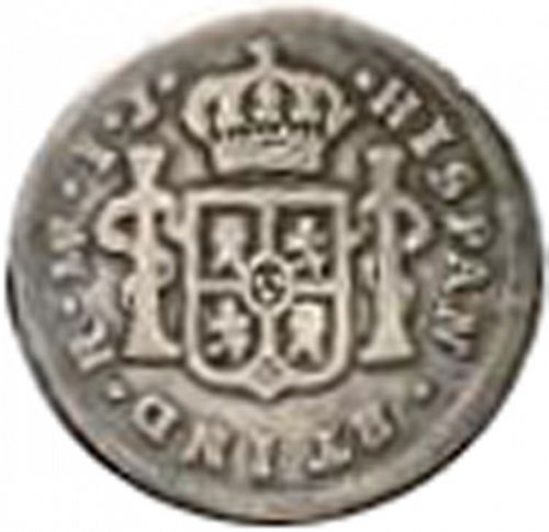 half Real Reverse Image minted in SPAIN in 1789IJ (1788-08  -  CARLOS IV)  - The Coin Database