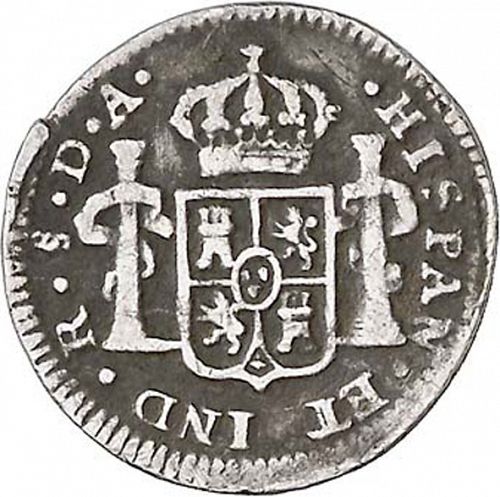 half Real Reverse Image minted in SPAIN in 1790DA (1788-08  -  CARLOS IV)  - The Coin Database
